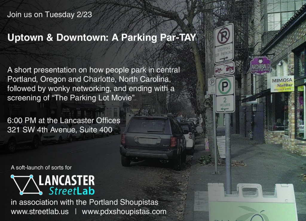 uptown & Downtown: a Parking Par-TAY